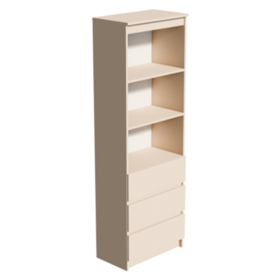 МС Мори Стеллаж МСТ 600.3 Сатин