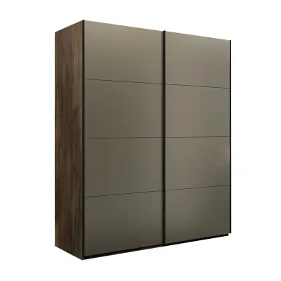 Крафт табачный 1800х2400х660 2 штанги, 4 полки Черный профиль