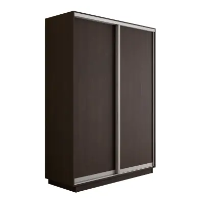 Оптим 2-х дверный 1 секция (ЛДСП) (Венге 1000х2200х600 К-2.2 Серебро профиль)