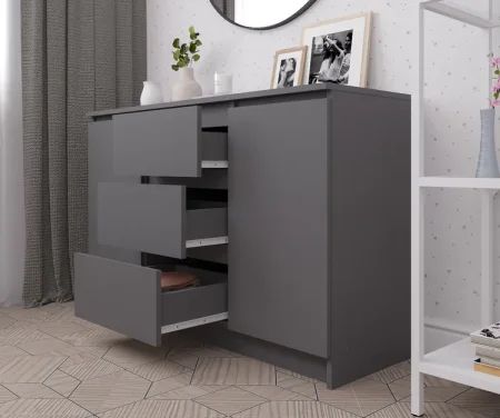 МС Мори Комод МК 1203 Графит