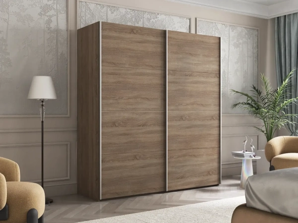 Эста 2-х дверный (8 ЛДСП) (Дуб Бардолино 2400х2000х660 Стандарт Эста)